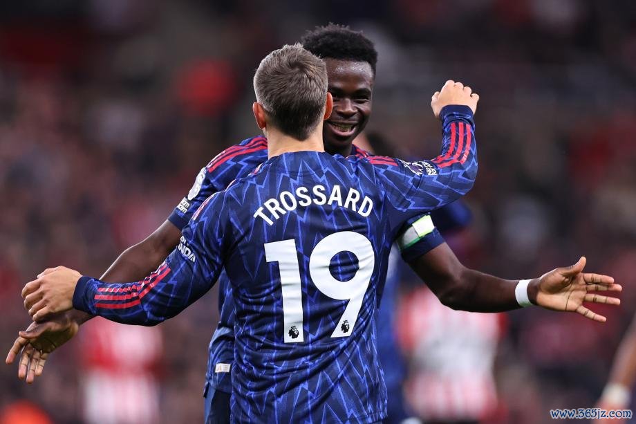 [图]萨卡破门特罗萨德寰球波 阿森纳2-2遭补时绝平