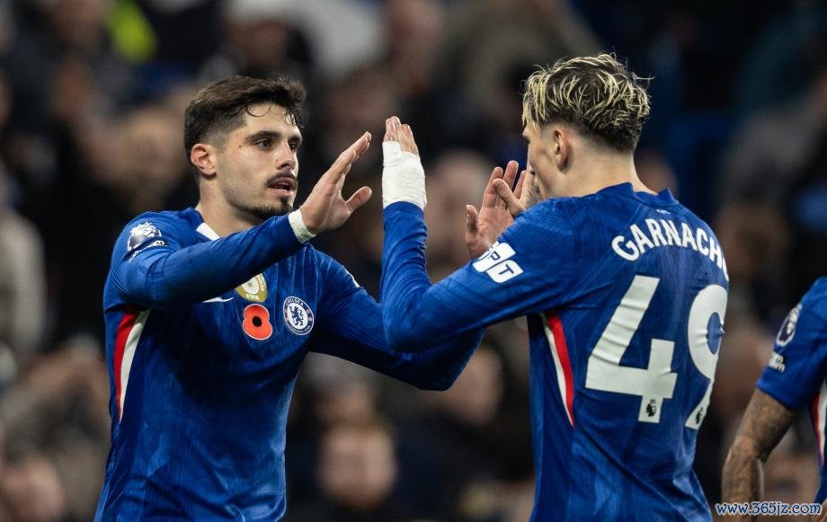 [图]加纳乔助攻双响内托立功 切尔西3-0完胜狼队